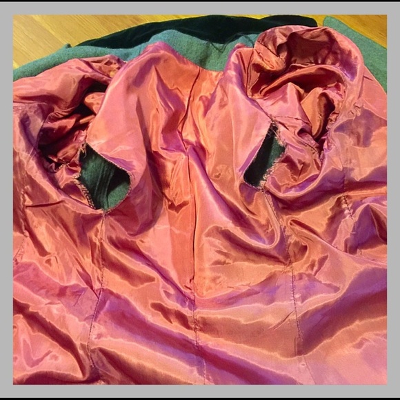 VINTAGE Long Dress Coat - Picture 5 of 6